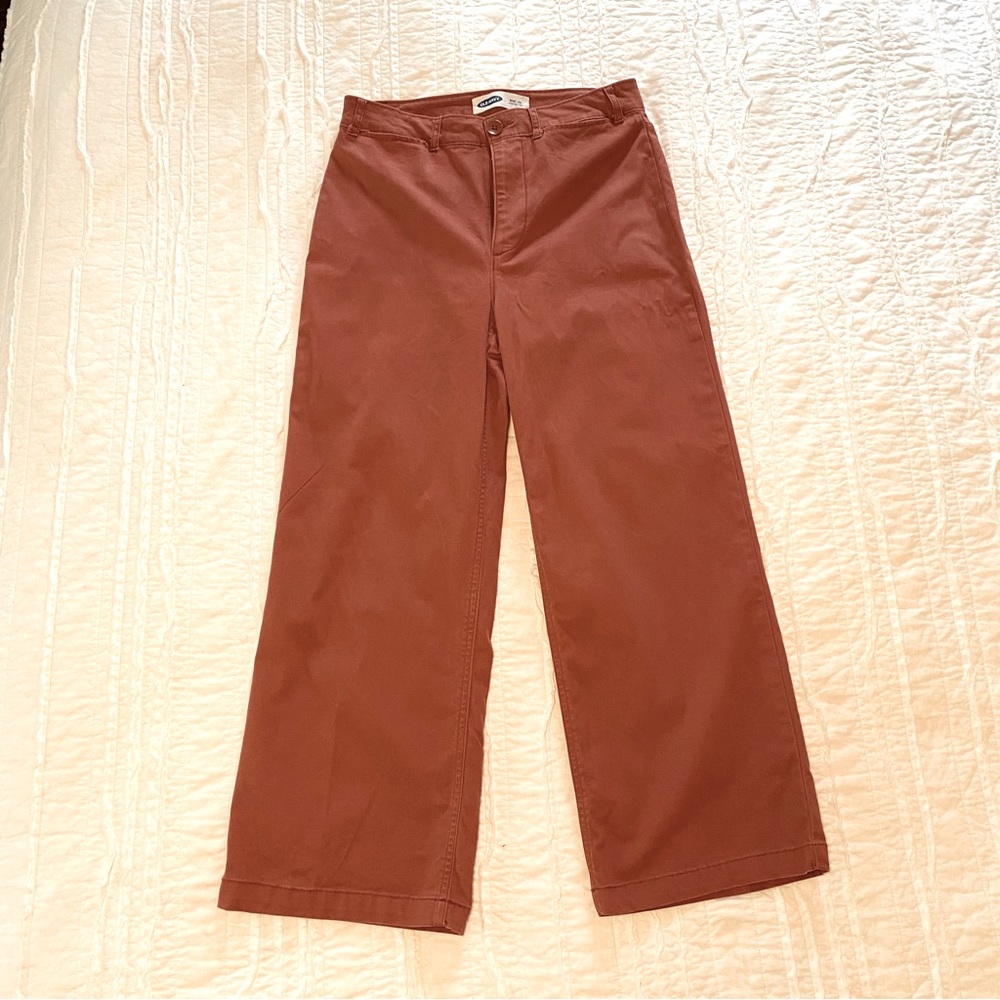 Old Navy High-Waisted, Cropped, Wide-Leg Pant, Sedona, Size 4